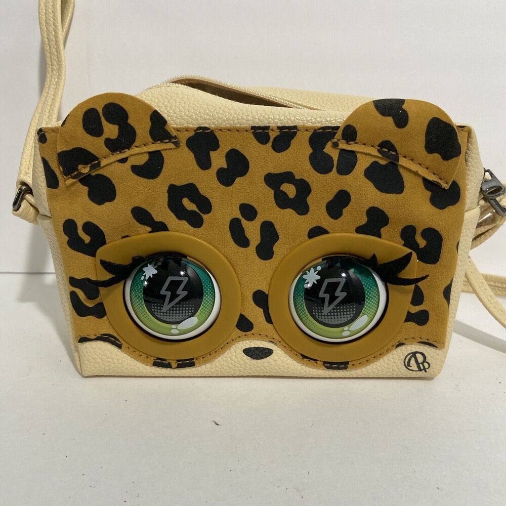 Purse Pets Leoluxe Leopard Interactive Touch Purse Small Trendy Tween Crossbody